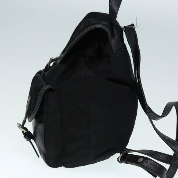PRADA Backpack Nylon Black Auth 89322 - Picture 3 of 16